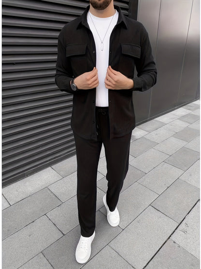 Corduroy Herenset | Trendy & Comfortabel | Casual Stijl & Moderne Elegant
