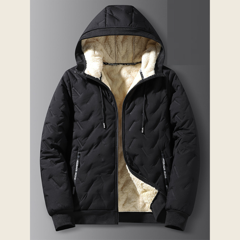Winterjas Heren | Thermisch Gevoerd | Winddicht Met Capuchon | Loose Fit