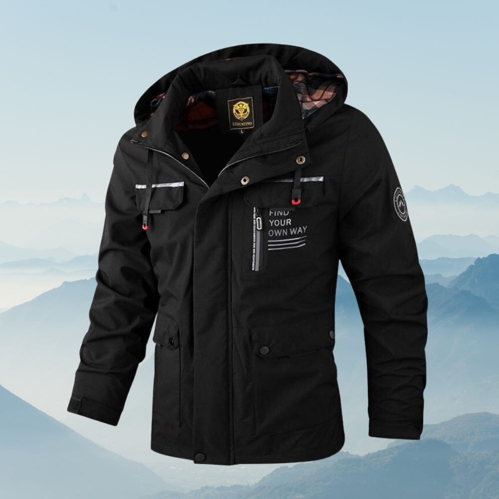 Winterjas Heren | Ultralicht Windjack | Capuchon