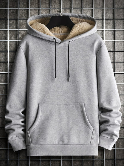Heren Hoodie | Gebreid met Nepbont | Warm & Gezellig | Herfst/Winter