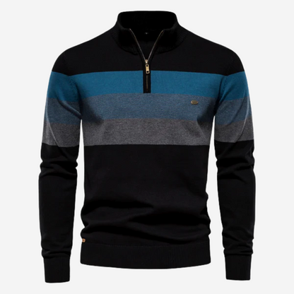 Zachte en warme Gestreepte trui voor mannen Comfortabel en casual stijl | Philip