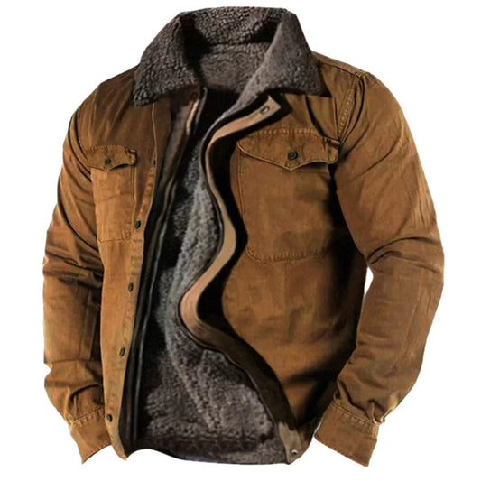 Knusse en warme winterjas met fleece kraag en veelzijdig ontwerp voor mannen | Abel