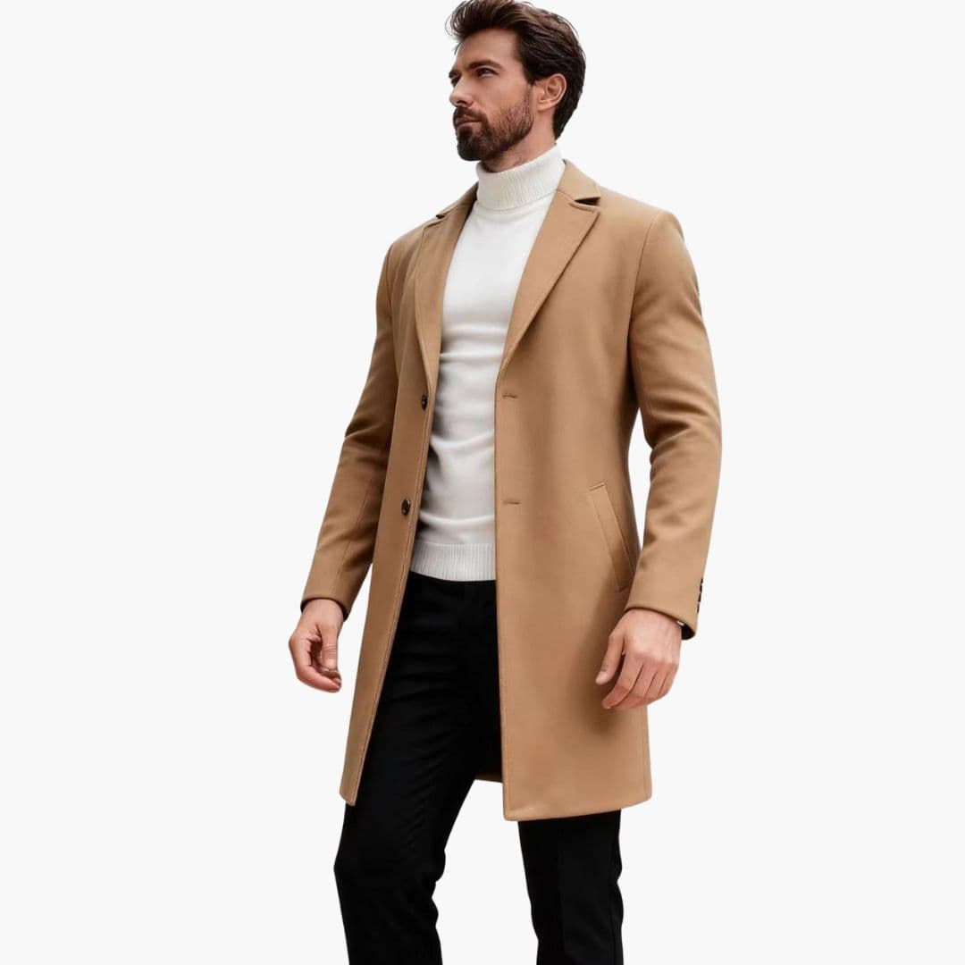 Heren Jas | Getailleerd | Lange Lengte | Herfst