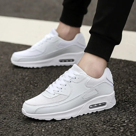 Sneakers Heren | Witte Wandelschoenen | Antislip & Ademend