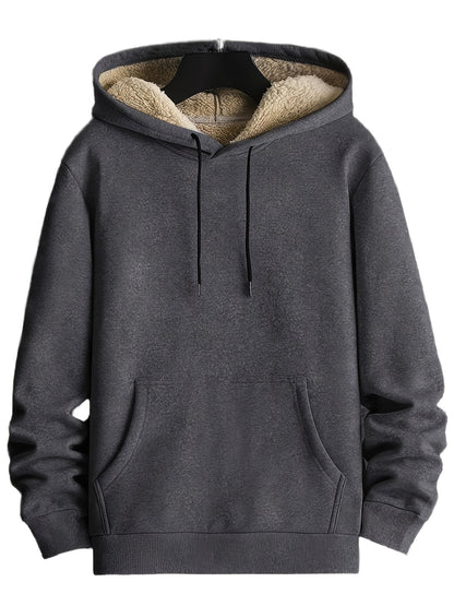 Heren Hoodie | Gebreid met Nepbont | Warm & Gezellig | Herfst/Winter
