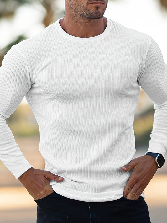 Herenshirt | Effen & Ademend | Lange Mouwen | Casual Comfort