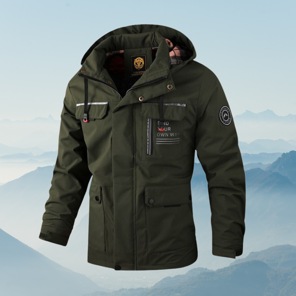 Winterjas Heren | Ultralicht Windjack | Capuchon