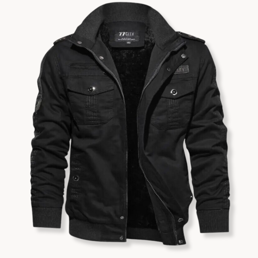Winterjas Heren | Winddicht Werkjack met Zakken | Outdoor Jas