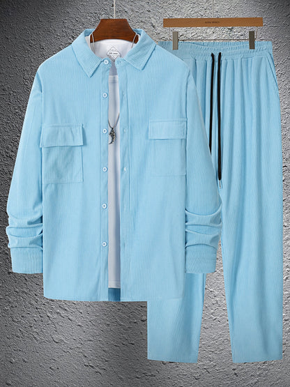 Corduroy Herenset | Trendy & Comfortabel | Casual Stijl & Moderne Elegant