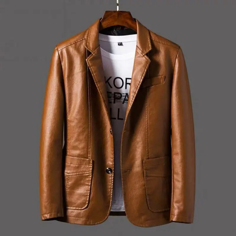 Premium leren jas voor mannen met tijdloze warmte en uitzonderlijke stijl | Frenk