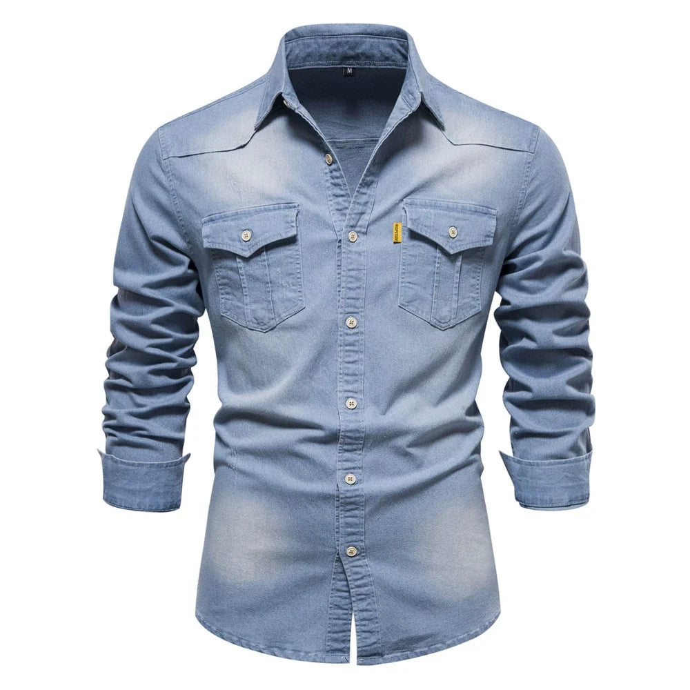 Heren Shirt | Slimfit | Lange Mouw |  Lange mouwen
