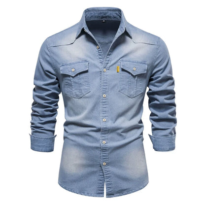 Heren Shirt | Slimfit | Lange Mouw |  Lange mouwen