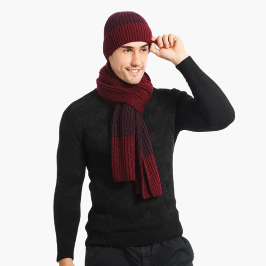 Muts Sjaal Handschoenen Set | Warme Winterlook | Kleding Heren