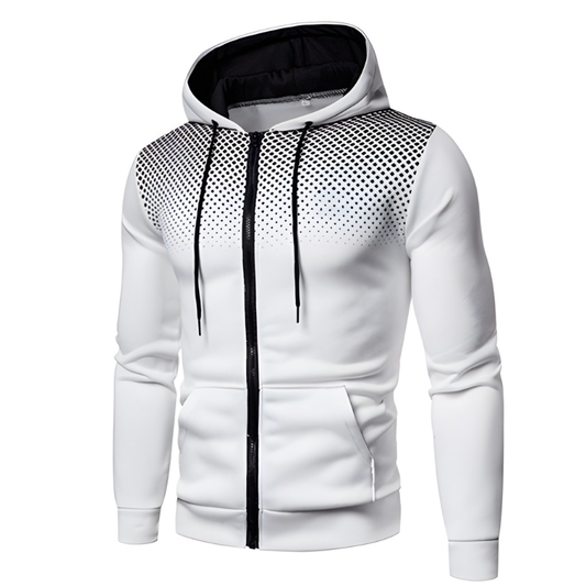 Winterjas Heren | Sportieve Hoodie met Rits | Ademend & Warm | Modern Design