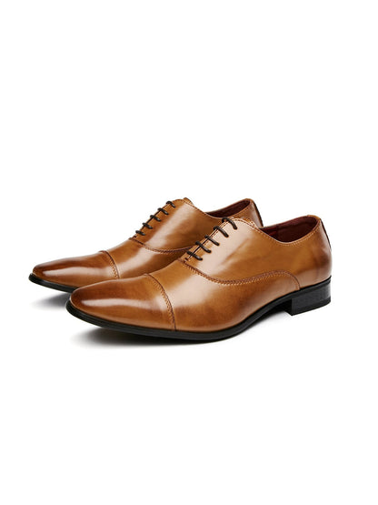 Heren Veterschoenen | Gepolijste Afwerking & Klassiek Design | Formeel & Comfortabel