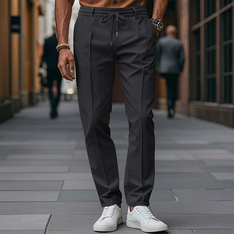 Elegante nette broek heren in zwart