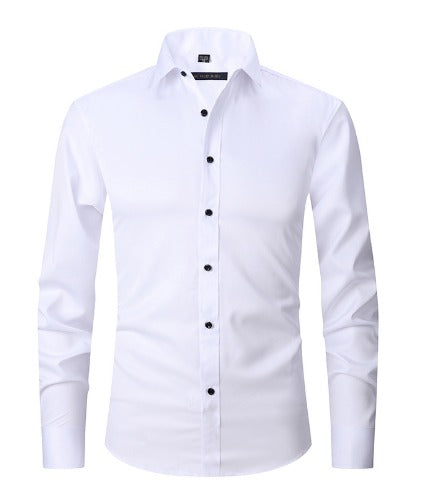 Overhemd Heren | Strijkvrij Kledingstuk | Slim Fit | Elegant Design
