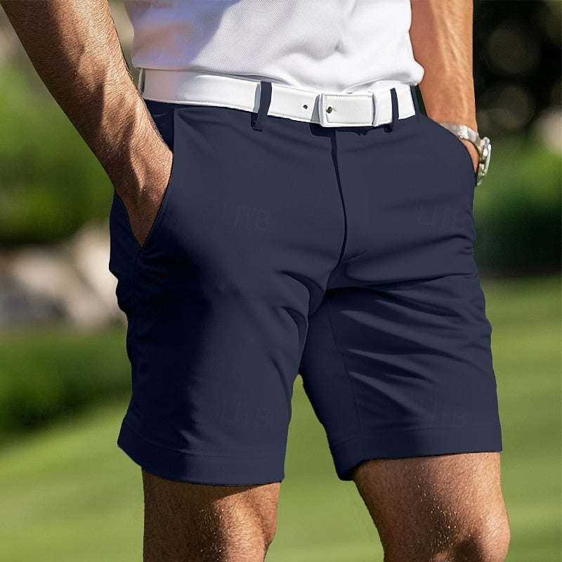 Katoenen heren shorts in blauw