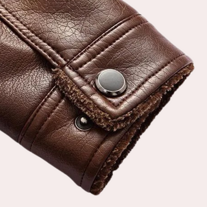 Winterjas Heren | Stijlvolle PU Leren Jas | Tijdloze Stijl