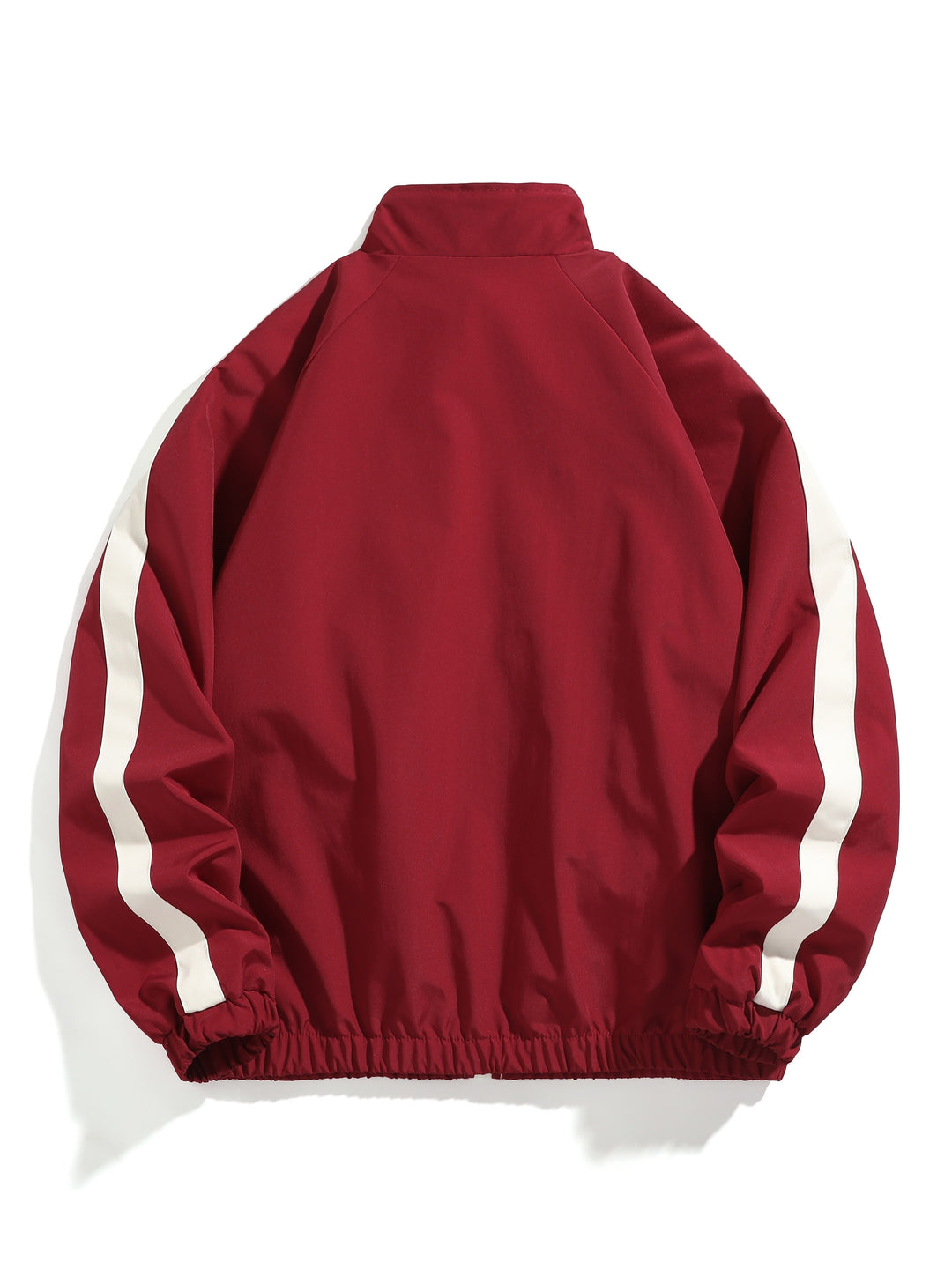 Heren Omkeerbare Jas | Stijlvol Gestreept Ontwerp | Comfortabel & Veelzijdig | Polyester