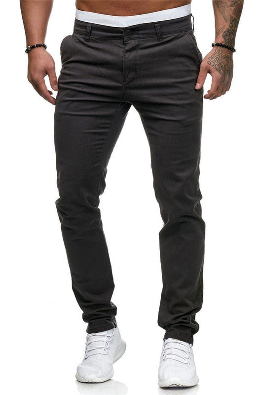 Heren Broek | Normaal Pasvorm | Katoenblend | Stijlvol & Comfortabel | Tijdloos Design