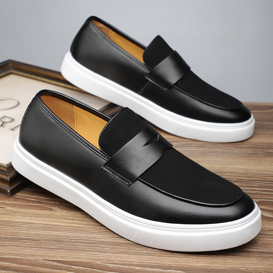 Heren Loafers | Uniek & Elegant | Slip-On Comfort | Klassiek ontwerp |  Zwart