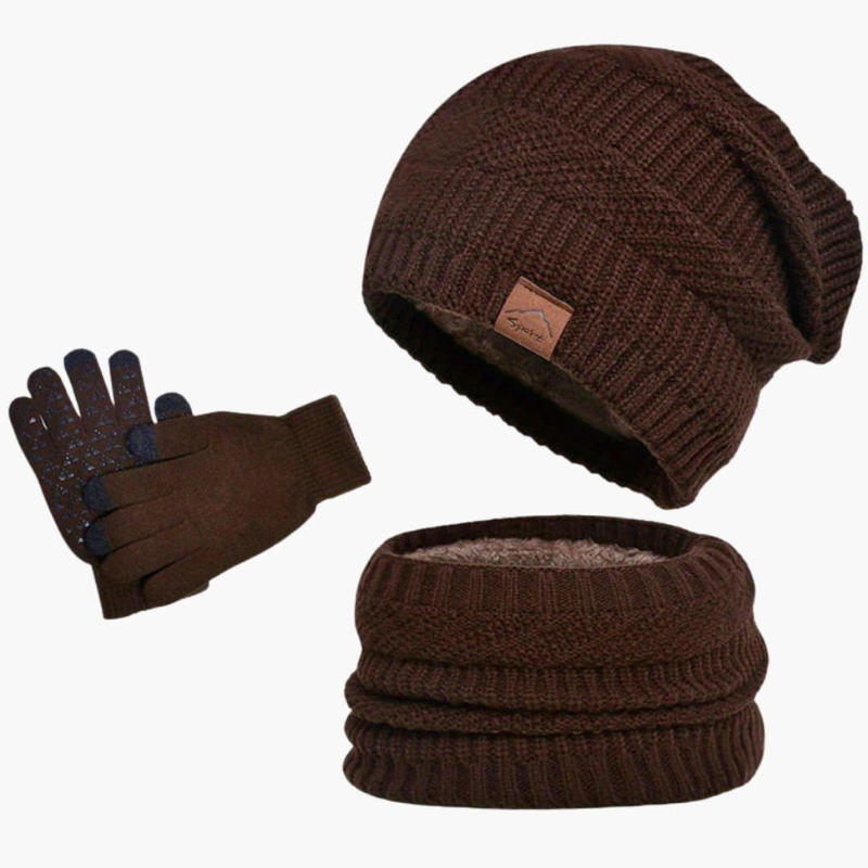 Heren Winterset | Warme Muts, Sjaal & Handschoenen | Warme kleding