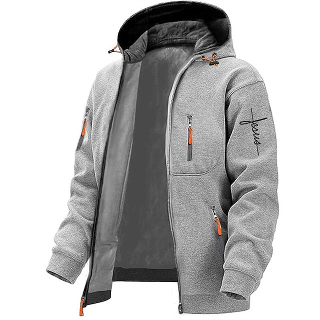 Winterjas Heren | Zip-Up Hoodie | casual& Comfort