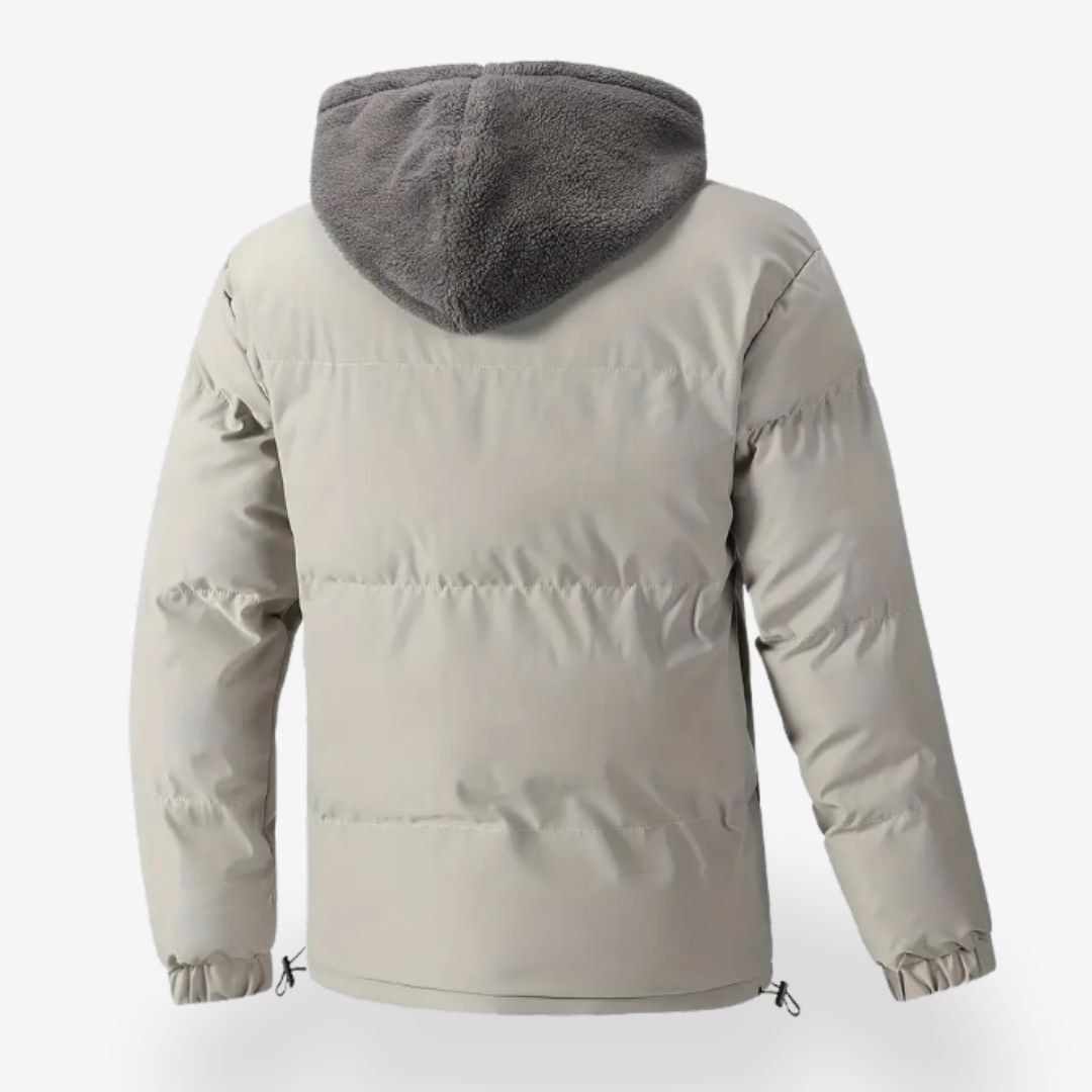 Winterjas Heren | Gevoerde Dubbele Laag | Capuchon | Warm & Tijdloos