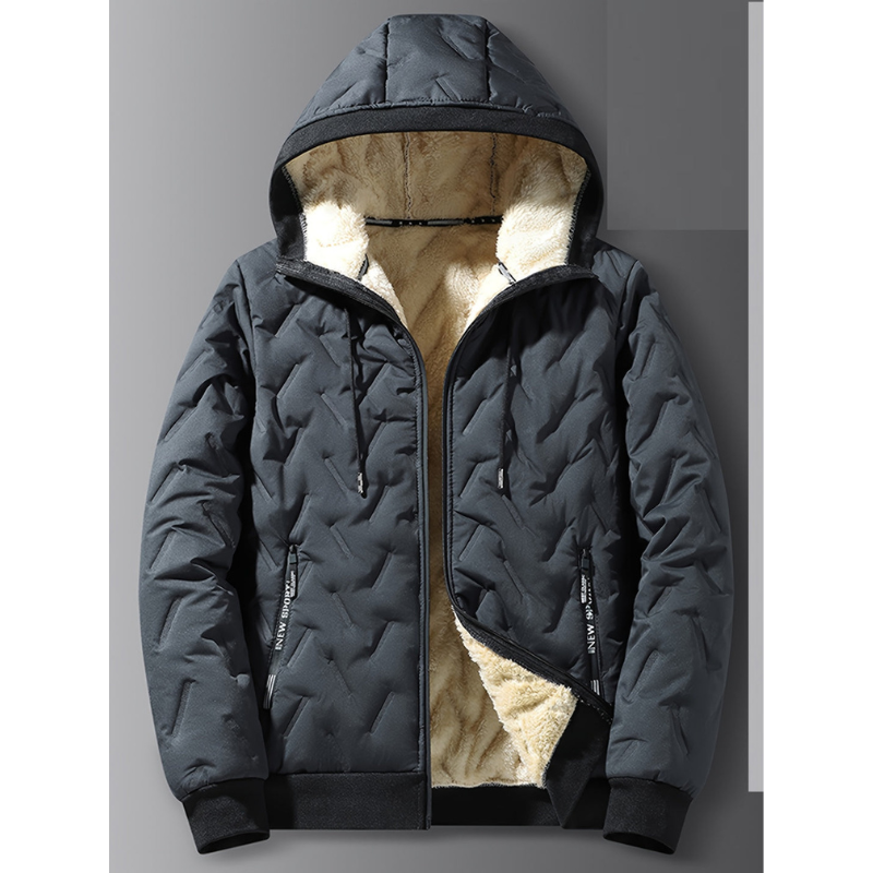 Winterjas Heren | Thermisch Gevoerd | Winddicht Met Capuchon | Loose Fit