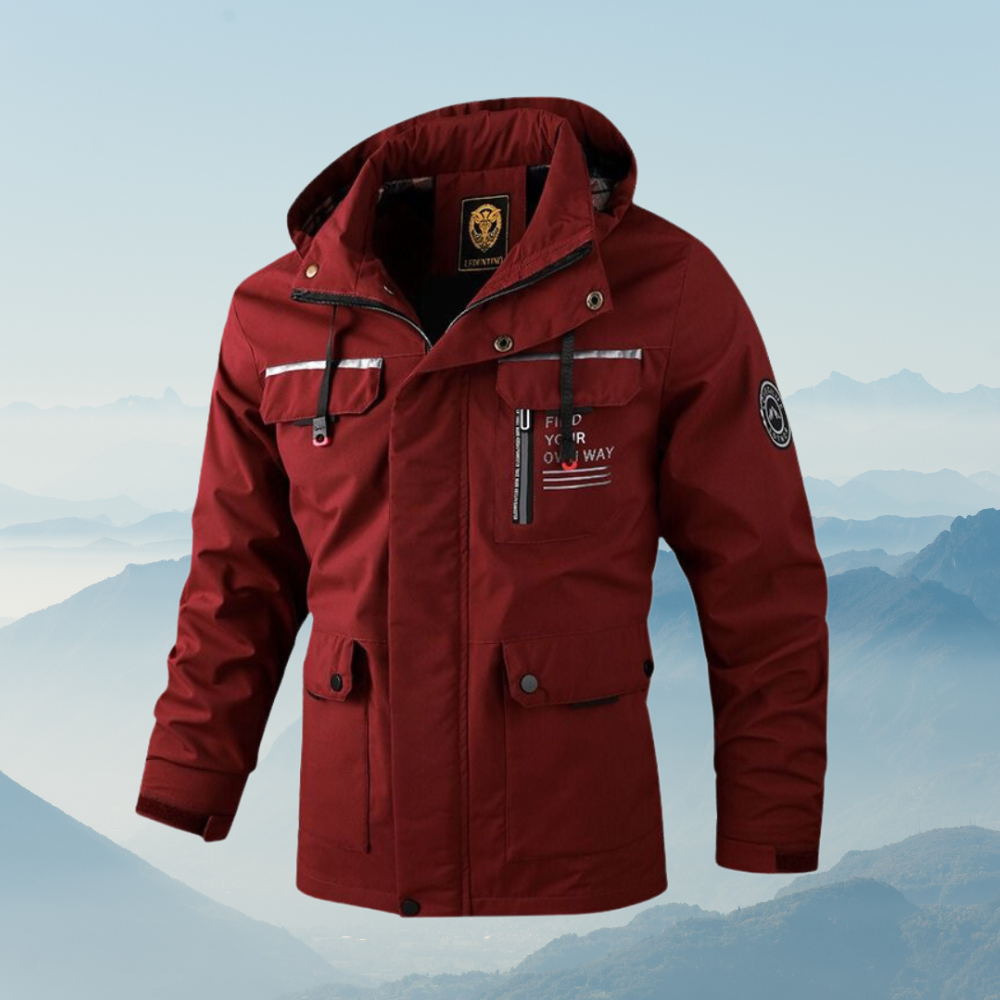 Winterjas Heren | Ultralicht Windjack | Capuchon