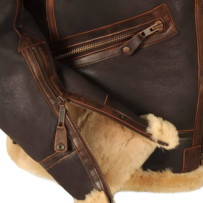 Premium Leren Bomberjack met Zachte Voering voor Ultieme Warmte en Stijl | Lars