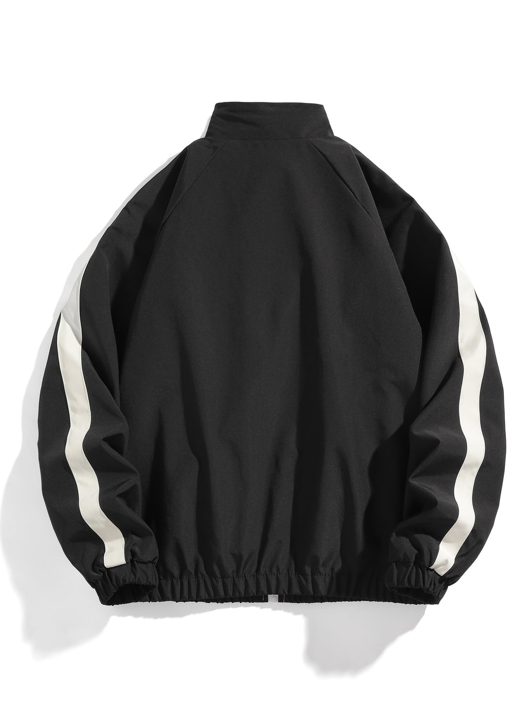 Heren Omkeerbare Jas | Stijlvol Gestreept Ontwerp | Comfortabel & Veelzijdig | Polyester