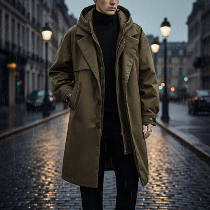 Heren Jas | Elegant & Oversized | Met Capuchon | Winter