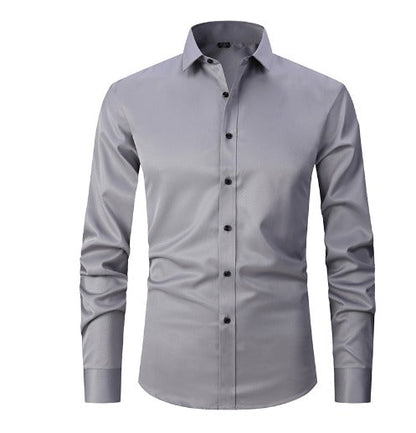 Overhemd Heren | Strijkvrij Kledingstuk | Slim Fit | Elegant Design