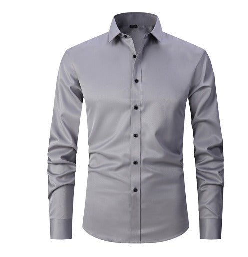 Overhemd Heren | Strijkvrij Kledingstuk | Slim Fit | Elegant Design