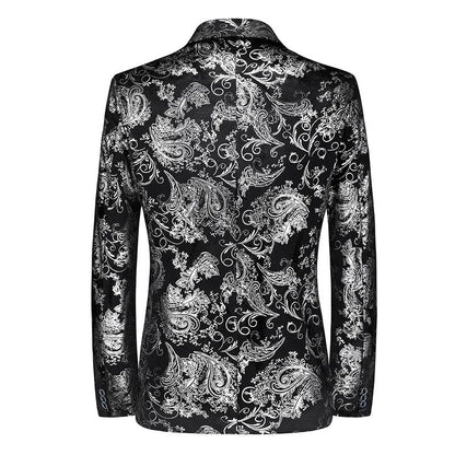 Blazer Heren | Uniek Printdesign | Stijlvolle Slim Fit Jas
