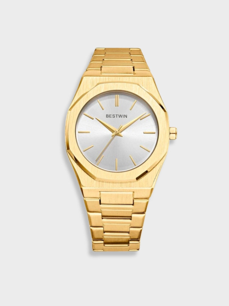 Tijdloos roestvrij stalen Vintage horloge voor heren met klassieke elegantie | BESTWIN