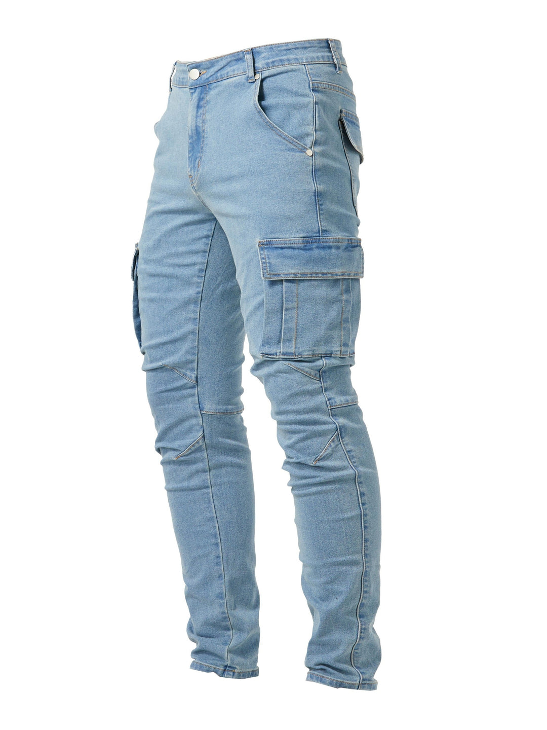 Heren Cargo Jeans | Slank Pasvorm | Meerdere Zakken & Trendy Stijl | Casual Elegantie