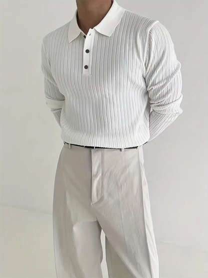 Truien Heren | Polo Kraag | Ribgebreid Design | Comfort Fit