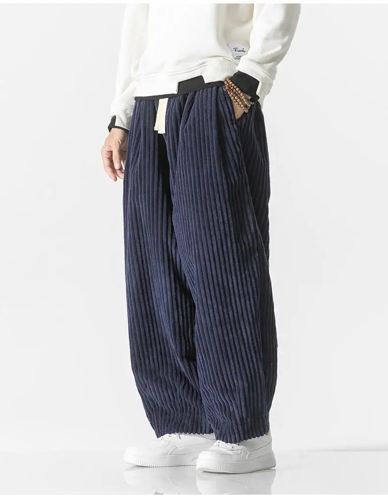 Relaxte Corduroy broek voor heren met zachte textuur en moderne stijl | Simon