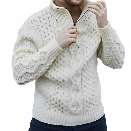 Truien Heren | Half-Zip | Opstaande Kraag | Sportieve Pasvorm
