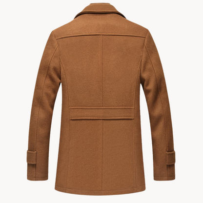 Elegante wollen jas voor heren met tijdloze warmte en ultiem comfort | Ezra
