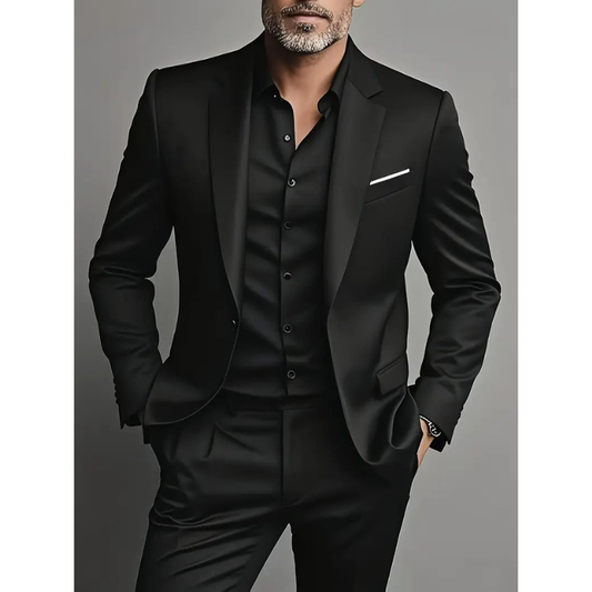 Jassen Heren | Tweedelig Anzug Set | Elegante Moderne Look