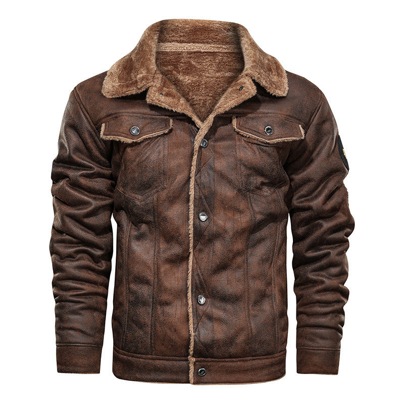 Premium leren winterjas voor heren met pure warmte en tijdloze stijl | Thomas