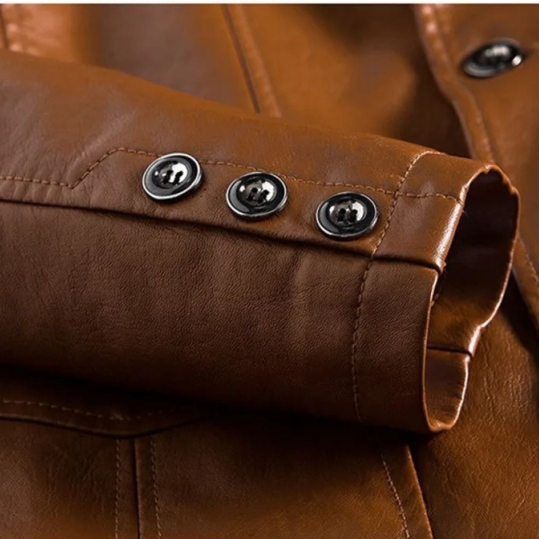 Premium leren jas voor mannen met tijdloze warmte en uitzonderlijke stijl | Frenk