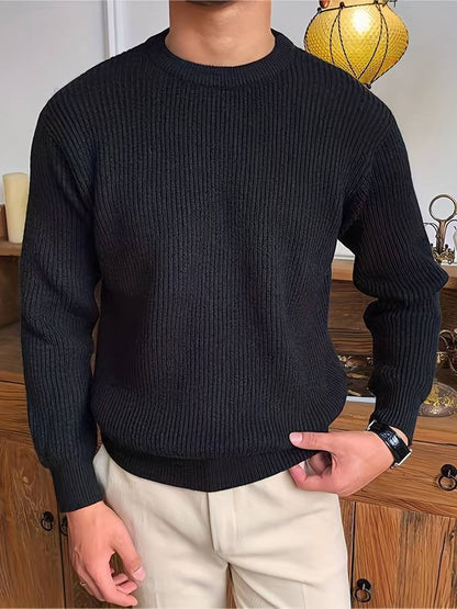 Truien Heren | Gebreide Ribbel Sweater | Tijdloze Warmte & Comfort