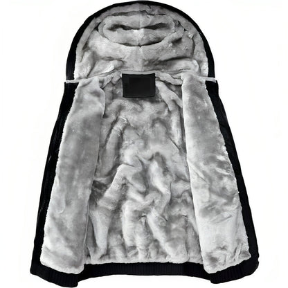 Winterjas Heren | Capuchon & Pluche Afwerking | Tussenjas heren