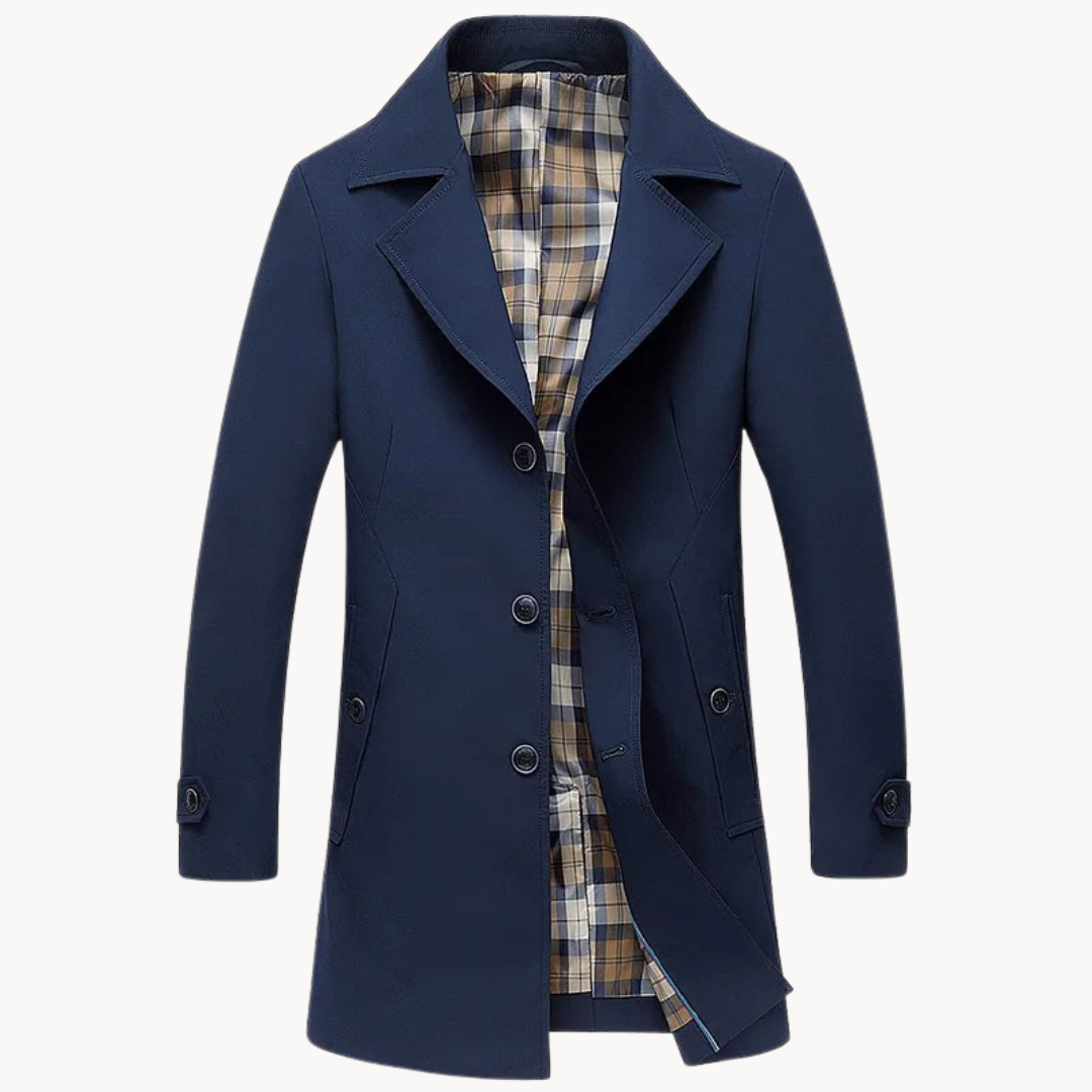 Regenjas Heren | Tijdloze Trenchcoat | Elegant & Stijlvol | Winterjas Look