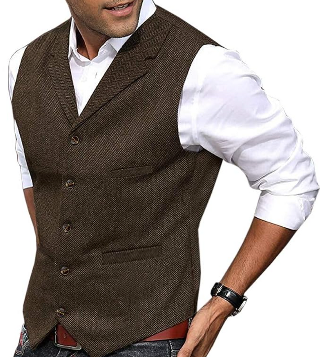 Vest Heren | Tijdloze Stijl | Slim Fit | Elegante Afwerking